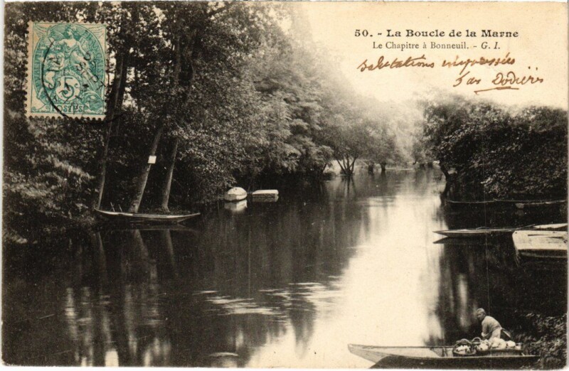 Carte postale ancienne Bonneuil Le Chapitre France
