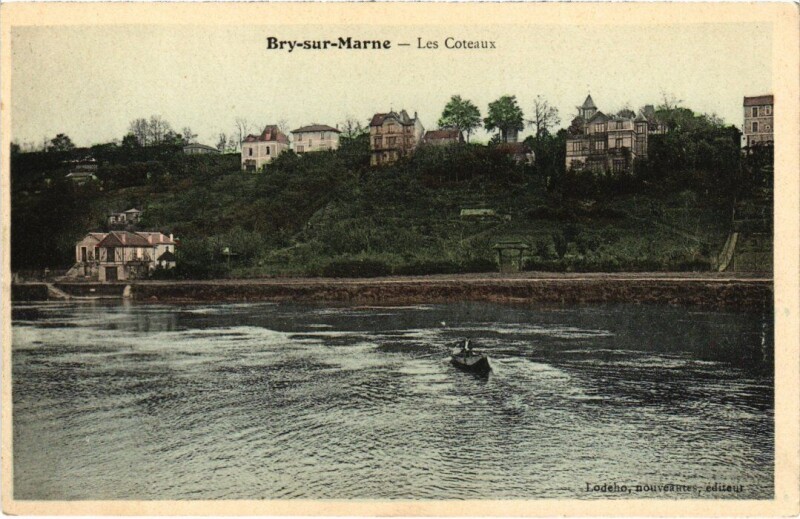 Carte postale ancienne Bry sur Marne Les Coteaux France à Bry-sur-Marne