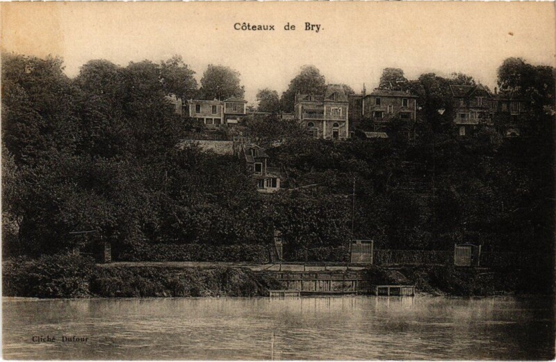 Carte postale ancienne Coteaux de Bry sur Marne France à Bry-sur-Marne
