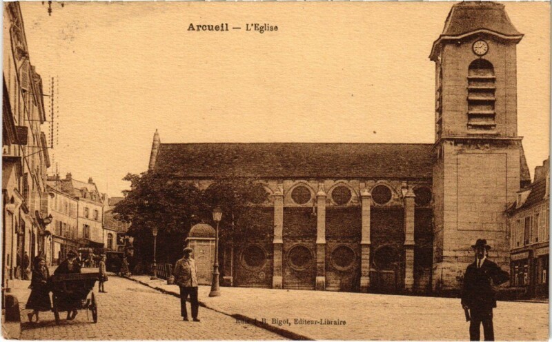 Carte postale ancienne Arceuil L'Eglise France