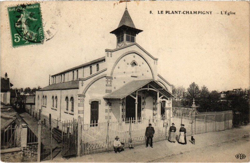 Carte postale ancienne Champigny L'Eglise France