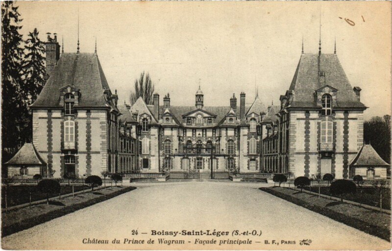 Carte postale ancienne Boissy Chateau du Prince de Wagram France