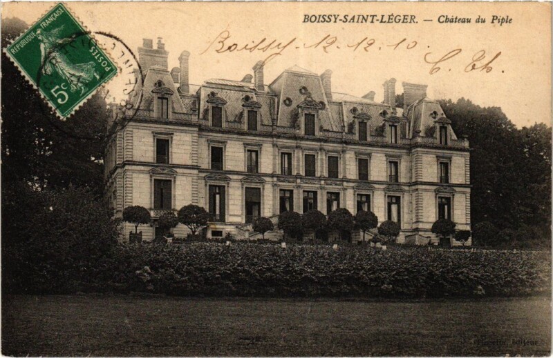 Carte postale ancienne Boissy Chateau du Piple France