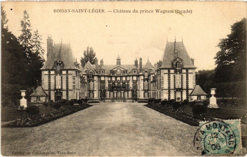 Carte postale ancienne Boissy Chateau du Prince de Wagram France