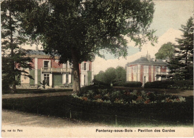 Carte postale ancienne Fontenay-Sous-Bois Pavillon des Gardes France à Fontenay-sous-Bois