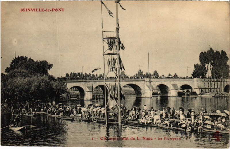 Carte postale ancienne Joinville-le-Pont Lie Piongeon France à Joinville-le-Pont
