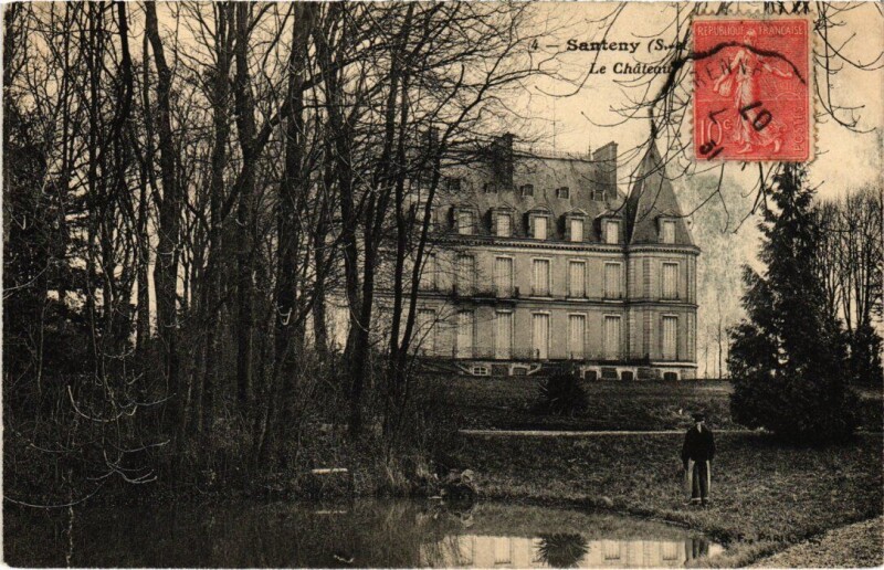 Carte postale ancienne Santeny Le Chateau France à Santeny