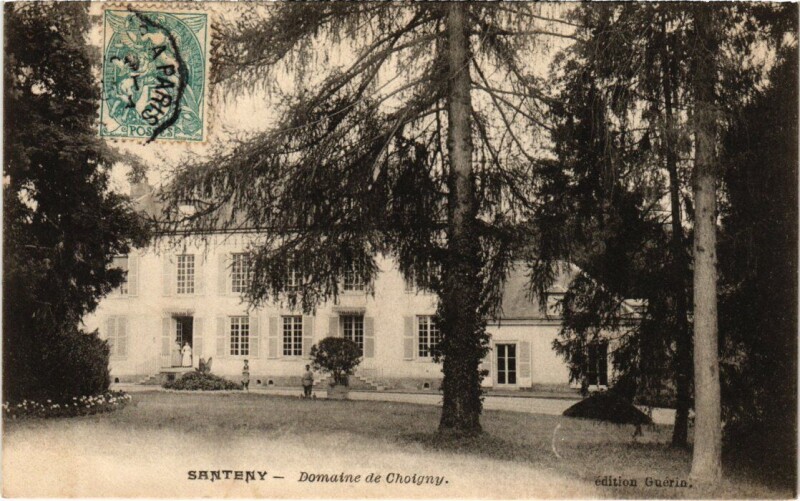 Carte postale ancienne Santeny Domaine de Choigny France à Santeny