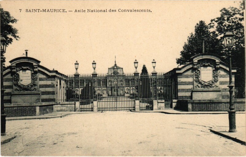 Carte postale ancienne Saint-Maurice Asile National des Convalescents France à Saint-Maurice