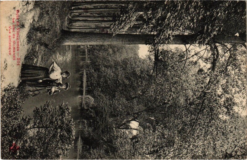 Carte postale ancienne Vincennes Vieux Fort France à Vincennes