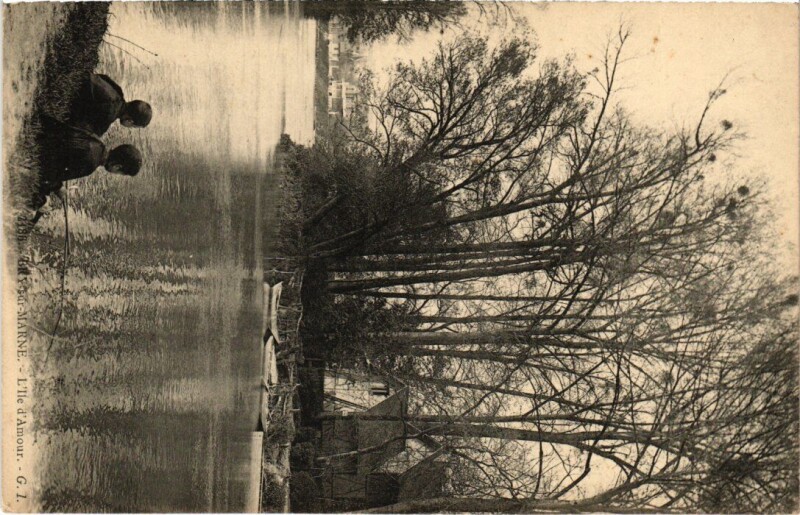 Carte postale ancienne Bry sur Marne L'Ile d'amour France à Bry-sur-Marne