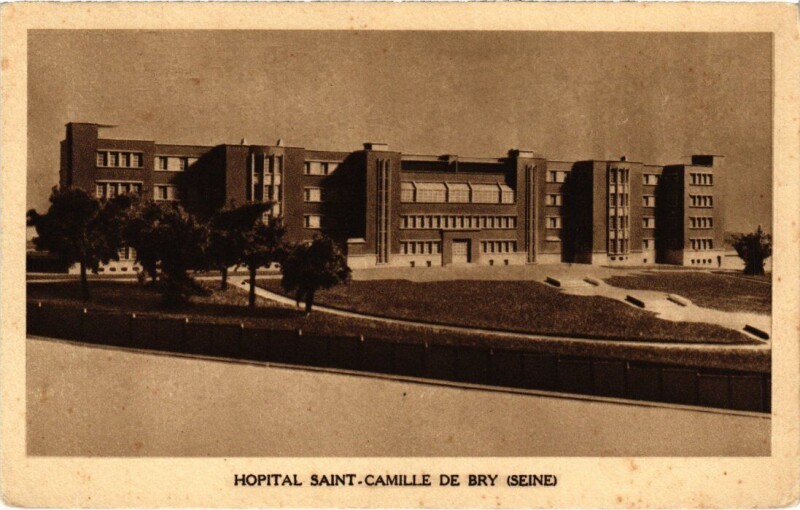 Carte postale ancienne Bry sur Marne Hopital Saint-Camille France à Bry-sur-Marne
