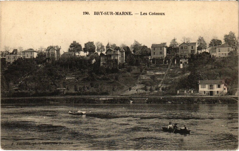 Carte postale ancienne Bry sur Marne Les Coteaux France à Bry-sur-Marne