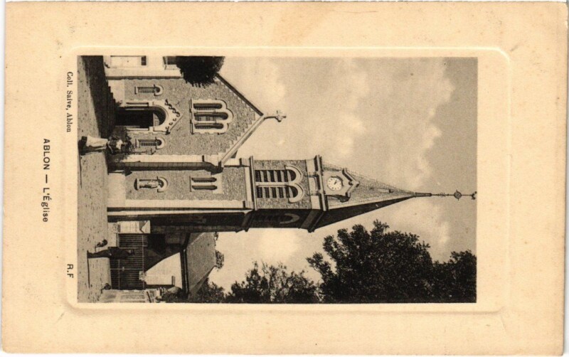 Carte postale ancienne Ablon L'Eglise France
