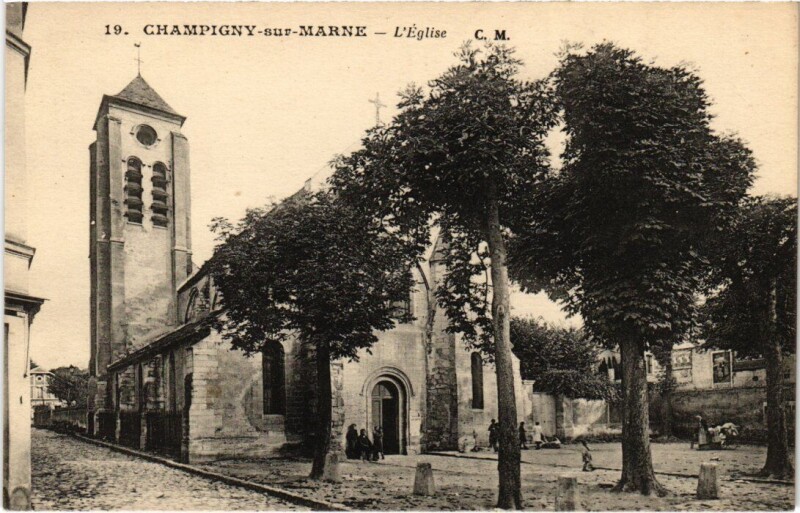 Carte postale ancienne Champigny L'Eglise France