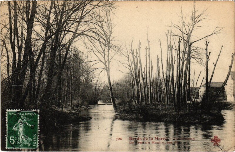 Carte postale ancienne Champigny Bords de la Marne France