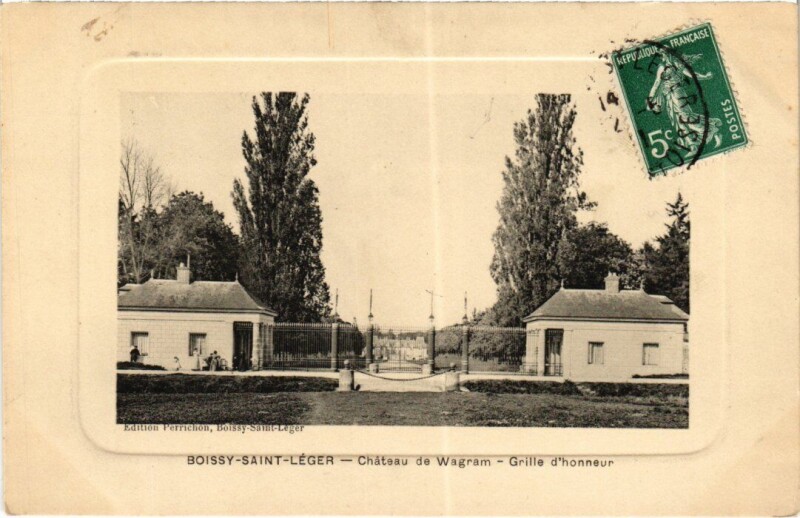 Carte postale ancienne Boissy Chateau de Wagram France