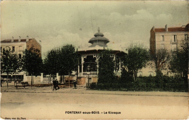 Carte postale ancienne Fontenay-sous-Bois Le Kiosque France à Fontenay-sous-Bois