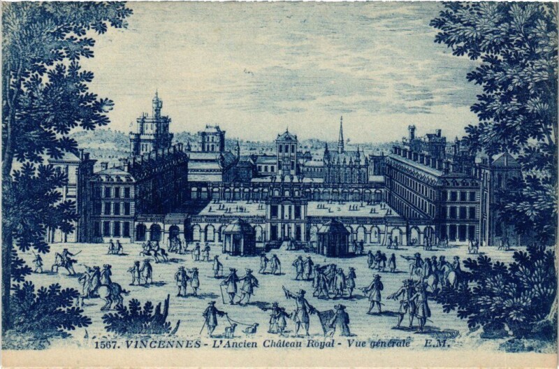 Carte postale ancienne Vincennes L'Ancien Chateau Royal, vue generale France à Vincennes