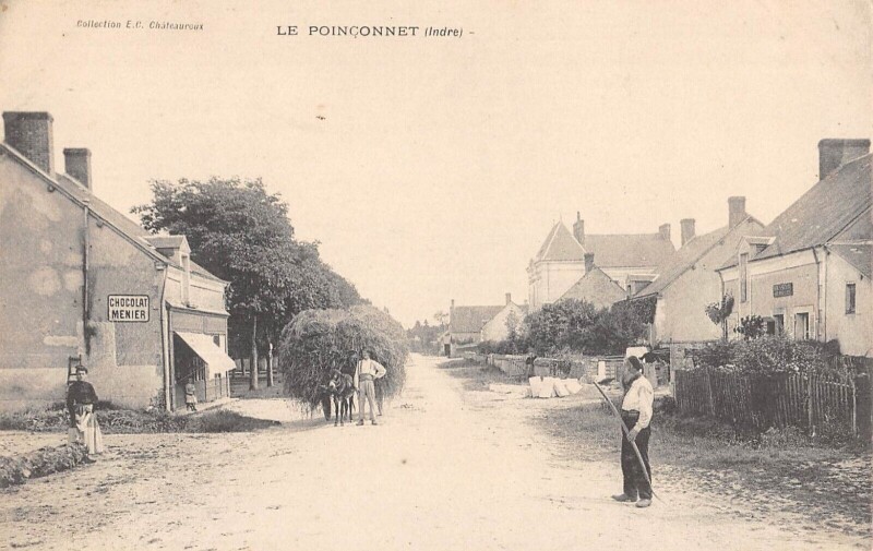 Carte postale ancienne Le Poinconnet - Indre