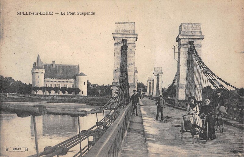 Carte postale ancienne Sully Sur Loire / Attelage A Chien à Sully-sur-Loire
