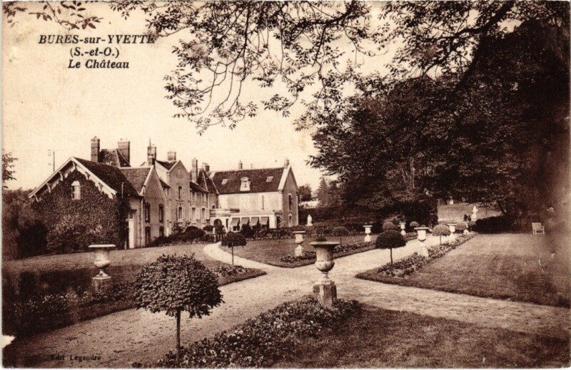 Carte postale ancienne Bures Le Chateau France