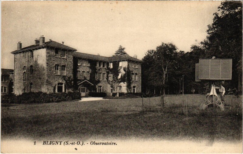 Carte postale ancienne Bligny Observatoire France