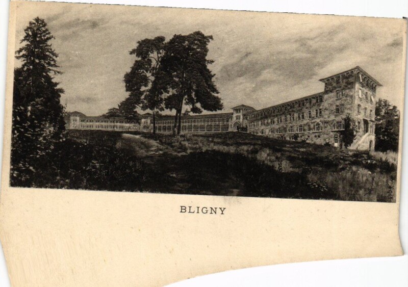 Carte postale ancienne Bligny Le Chateau France
