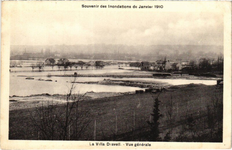 Carte postale ancienne Draveil Vue Generale France à Draveil