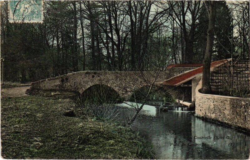 Carte postale ancienne Draveil Pont de Courcelle France à Draveil