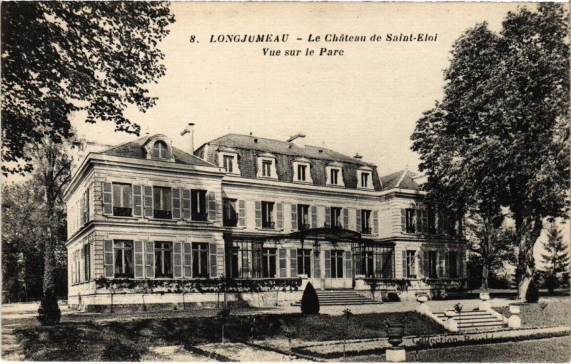 Carte postale ancienne Longjumeau Le Chateau de Saint-Eloi France à Longjumeau