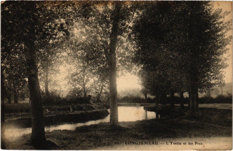 Carte postale ancienne Longjumeau L'Yvette et les Pres France à Longjumeau