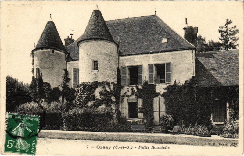 Carte postale ancienne Orsay Petit Bouveche France à Orsay