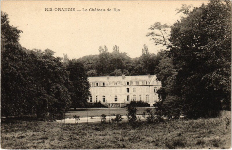 Carte postale ancienne Ris-Orangis Le Chateau de Ris France à Ris-Orangis