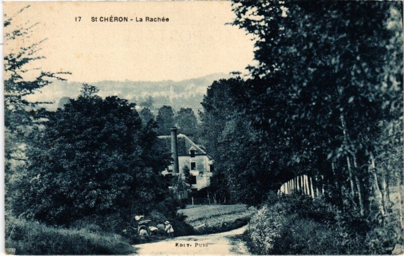 Carte postale ancienne Saint-Cheron La Rachee France