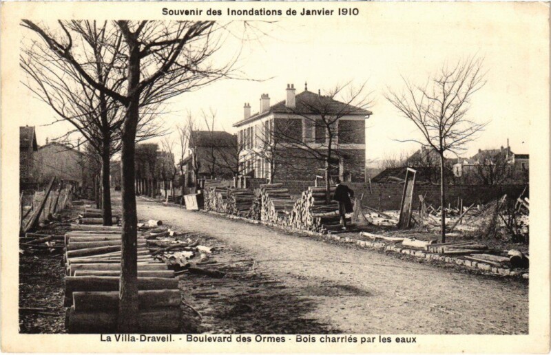 Carte postale ancienne Draveil Boulevard des Ormes France à Draveil