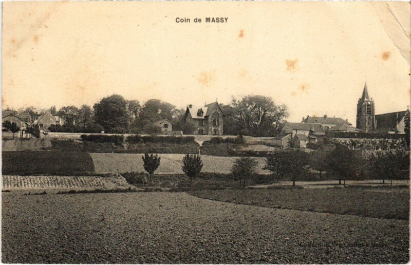 Carte postale ancienne Coin de Massy Palaiseau France à Massy