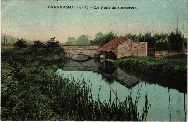 Carte postale ancienne Palaiseau Le Pont du Carterets France à Palaiseau