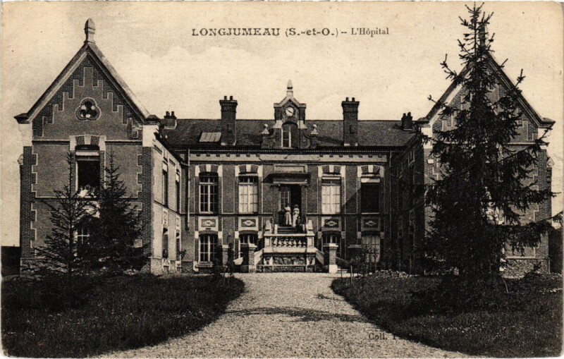 Carte postale ancienne Longjumeau L'Hopital France à Longjumeau