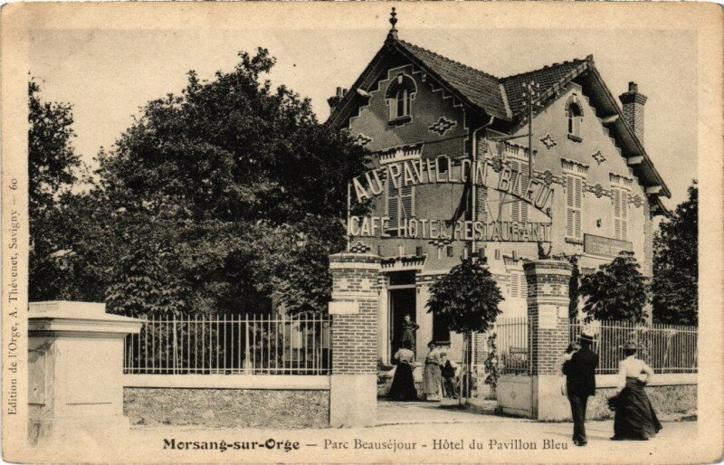 Carte postale ancienne Morsang sur Orge Hotel du Pavillon Bleu France à Morsang-sur-Orge