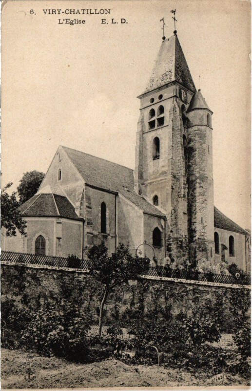 Carte postale ancienne Viry L'Eglise France
