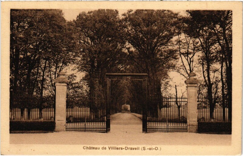 Carte postale ancienne Draveil Chateau de Villiers France à Draveil