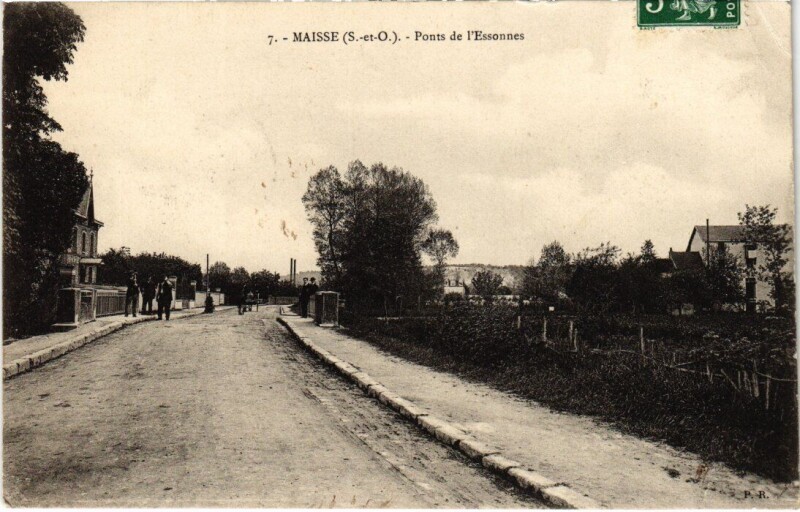Carte postale ancienne Maisse Ponts de l'Essonnes France à Maisse