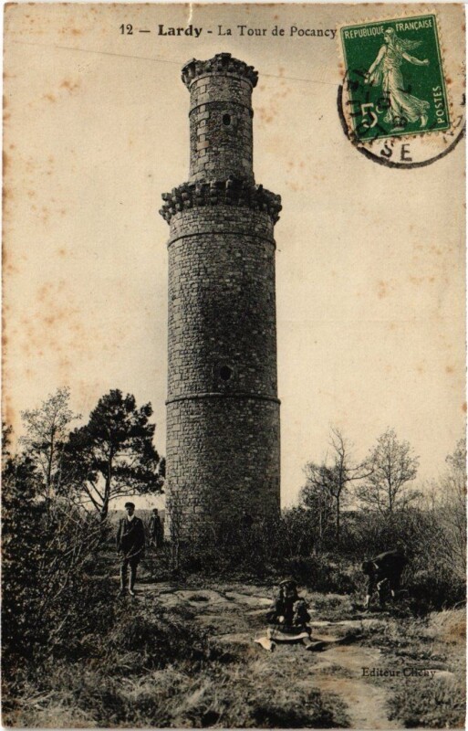 Carte postale ancienne Lardy - La Tour de Pocancy à Janville-sur-Juine