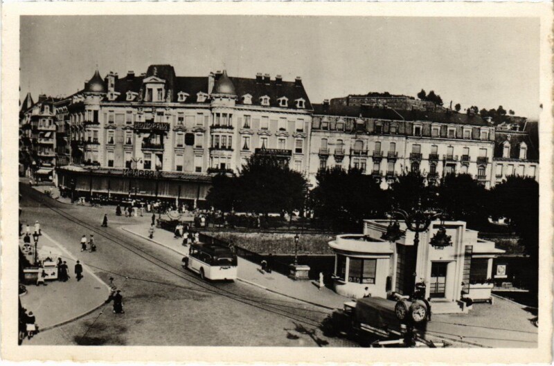 Carte postale ancienne Belfort Pont Carnot à Belfort