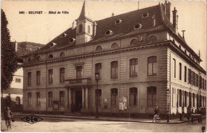 Carte postale ancienne Belfort Hotel de Ville à Belfort