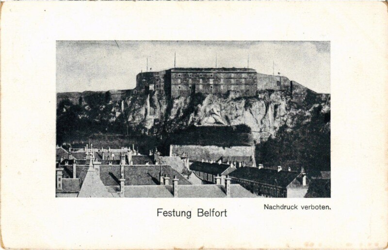 Carte postale ancienne Belfort à Belfort