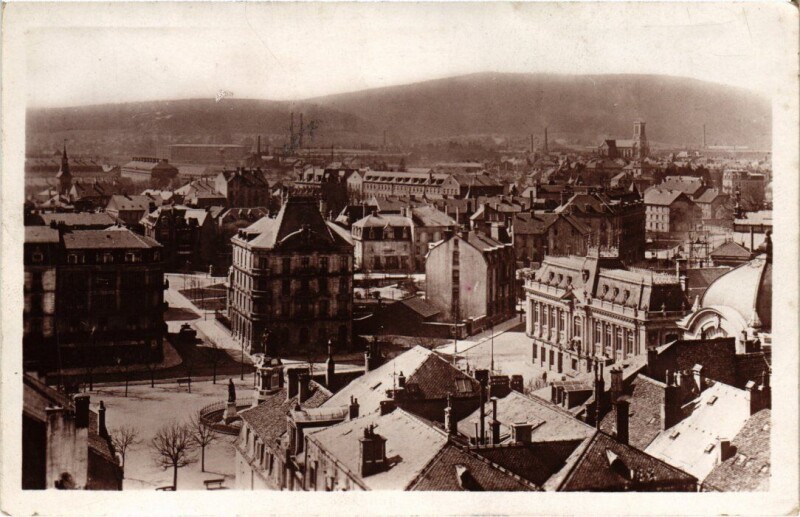 Carte postale ancienne Belfort vue generale à Belfort