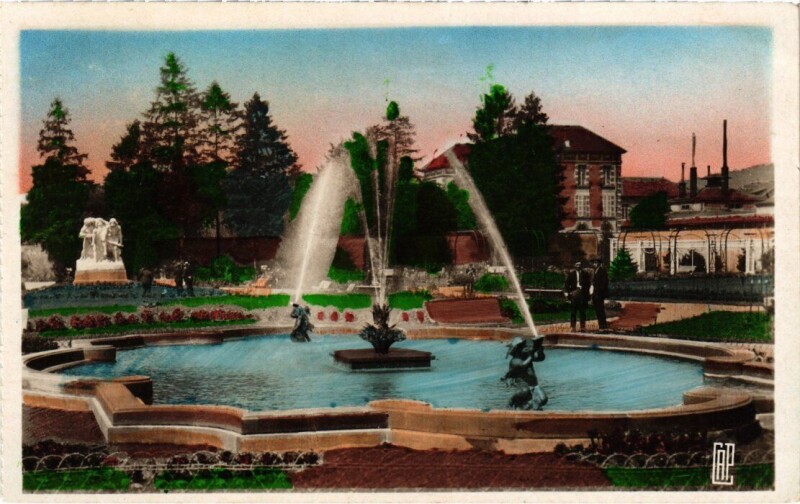 Carte postale ancienne Belfort Square Jean Jaures à Belfort