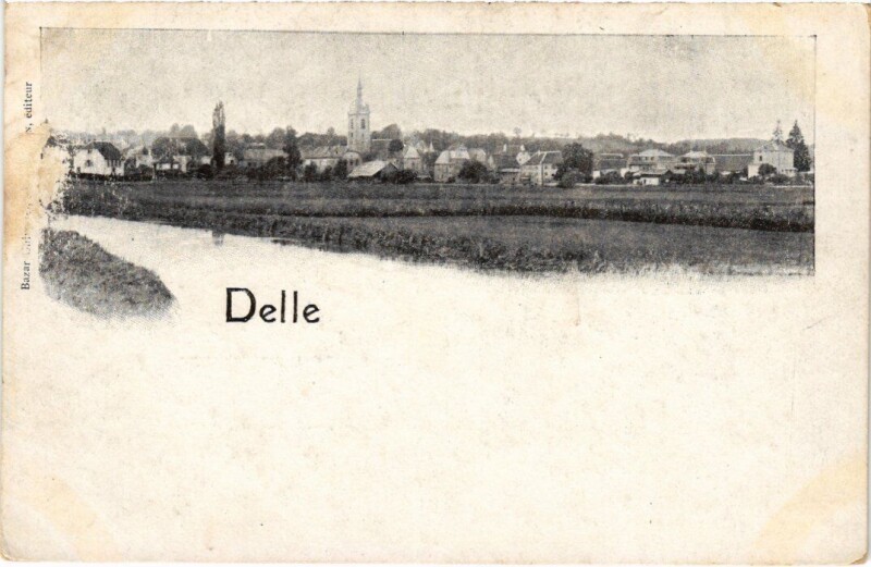 Carte postale ancienne Delle à Delle